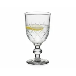 Kielichy do wody 250 ml wina soku Florina Corda zestaw 6 szklanek na nóżce PRL