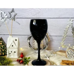 Kieliszki do wina Glasmark Czarne 300 ml komplet 6 sztuk