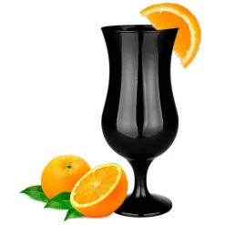 Kieliszki koktajlowe czarne Glasmark szklanki 420 ml zestaw 6 sztuk