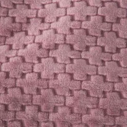 Koc różowy 160x200 cm mikrofibra Cotton World miękki ciepły pled narzuta na łóżko KHT-60
