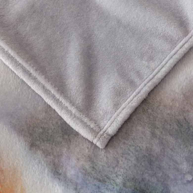 Koc z realistycznym nadrukiem 160x200 miękki pled narzuta na łóżko Cotton World KSM 88 wzór piesek
