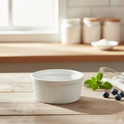 Kokilki do zapiekania 150 ml ramekin zestaw 10 sztuk salaterki miseczki pojemniki porcelanowe Brulee Tragar
