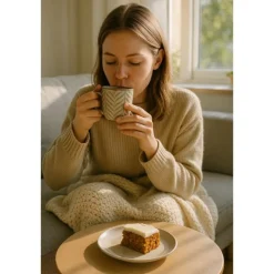 Komplet 6 filiżanek ze spodkami porcelanowych Florina Lehti 250 ml do kawy herbaty zestaw beżowe