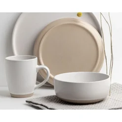 Komplet 6 kubków nakrapianych porcelanowych Florina Lila 360 ml