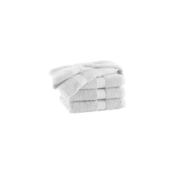 Komplet 4 ręczników kąpielowych Piruu 2x 70x140 i 2 x 50x100 bawełniane frotte białe