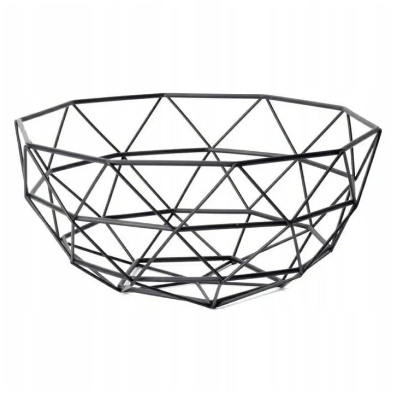 Koszyk na owoce geometryczny Krisberg KR 2532 w stylu LOFT