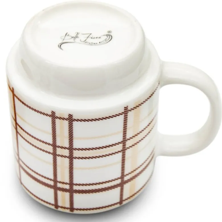 Kubek ceramiczny 380 ml z zaparzaczem kratka Bella Fiore Meyerhoff BL-4540