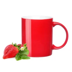 Kubek czerwony ceramiczny Rita Glasmark 300 ml