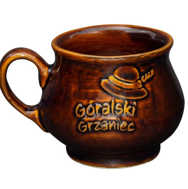 Kubek kamionkowy 300 ml na grzane wino Bella Fiore do grzańca góralski