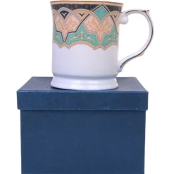 Kubek porcelanowy 400 ml z ozdobnym pudełkiem Hoffman Elegance HF-114