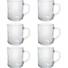 Kubek przezroczysty Florina Standard 240 ml zestaw 6 szklanek