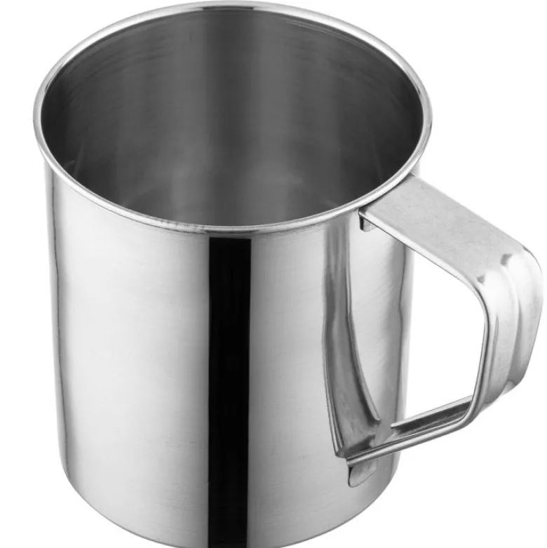 Kubek ze stali nierdzewnej Florina Leo 9cm 490 ml turystyczny kubek metalowy