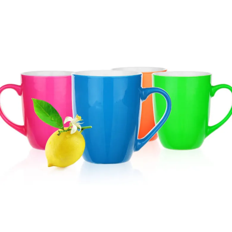 Kubki ceramiczne 300 ml zestaw 6 sztuk zielone Bruno Glasmark
