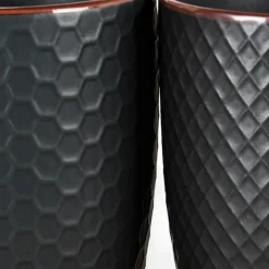 Kubki ceramiczne 400 ml zestaw 4 sztuk kubek z uchwytem pudełko prezentowe Vilde