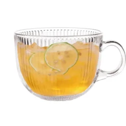 Kubki ryflowane Florina Livia 510 ml szklane zestaw 6 sztuk