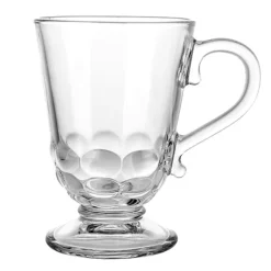 Kubki szklane 320 ml szklanki na stopce zestaw 6 szklanek Altom Siena Korale