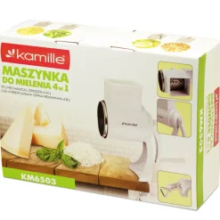 Maszynka ręczna do mielenia bakalii orzechów sera Kamille 6503 stalowa