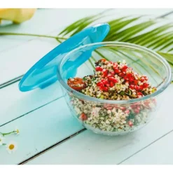 Miska żaroodporna 700 ml salaterka 15 cm naczynie z pokrywką Cook&Enjoy Pyrex 178 P