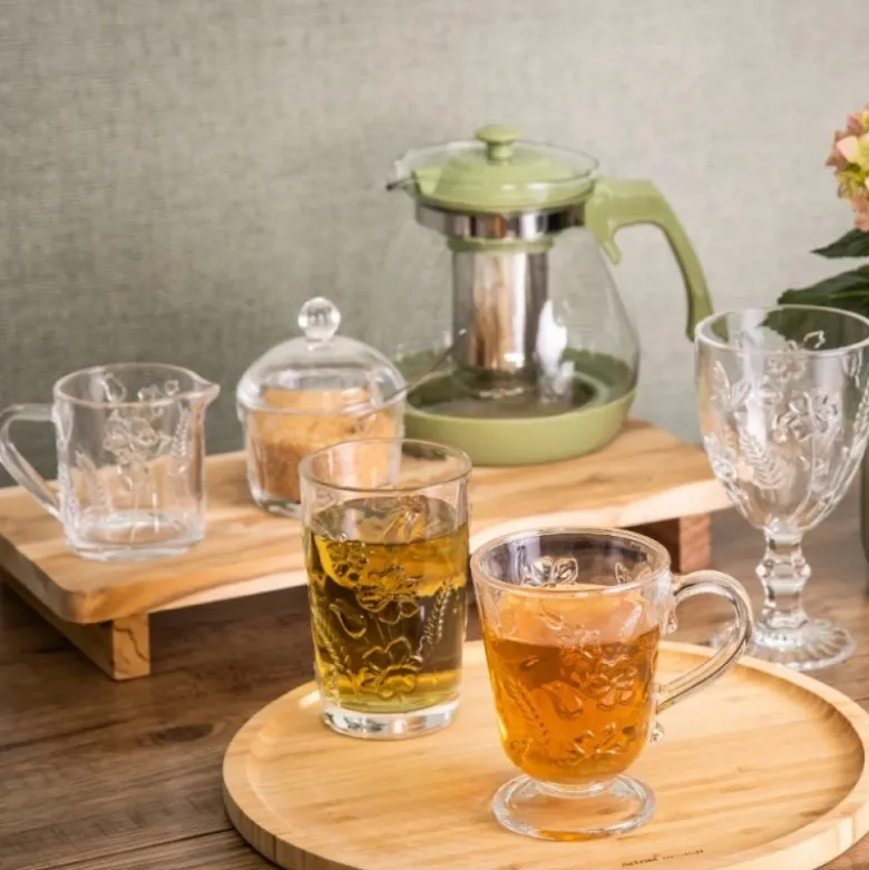 Mlecznik szklany 200 ml Altom Rosalie kwiatowy wzór