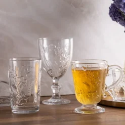 Mlecznik szklany 200 ml Altom Rosalie kwiatowy wzór