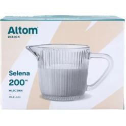 Mlecznik szklany 200 ml dzbanuszek mały na mleko śmietankę Altom Design Selena