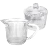 Mlecznik szklany 200 ml z cukiernicą 210 ml kompletny zestaw kuchenny Altom Design Selena