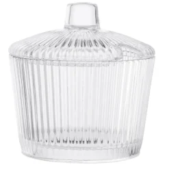 Mlecznik szklany 200 ml z cukiernicą 210 ml kompletny zestaw kuchenny Altom Design Selena