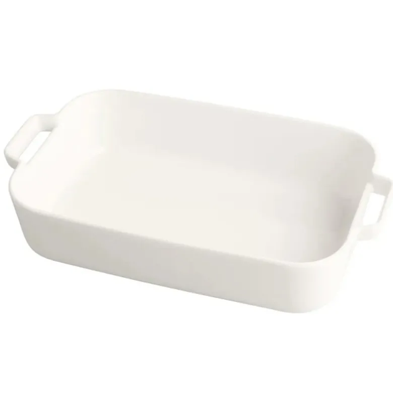 Naczynie do zapiekania porcelanowe 30,5x18x7cm 1800 ml białe Altom Design Regular