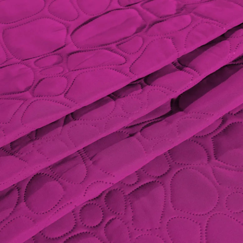 Narzuta na łóżko pikowana 170x210 cm Cotton World fuksja 2664