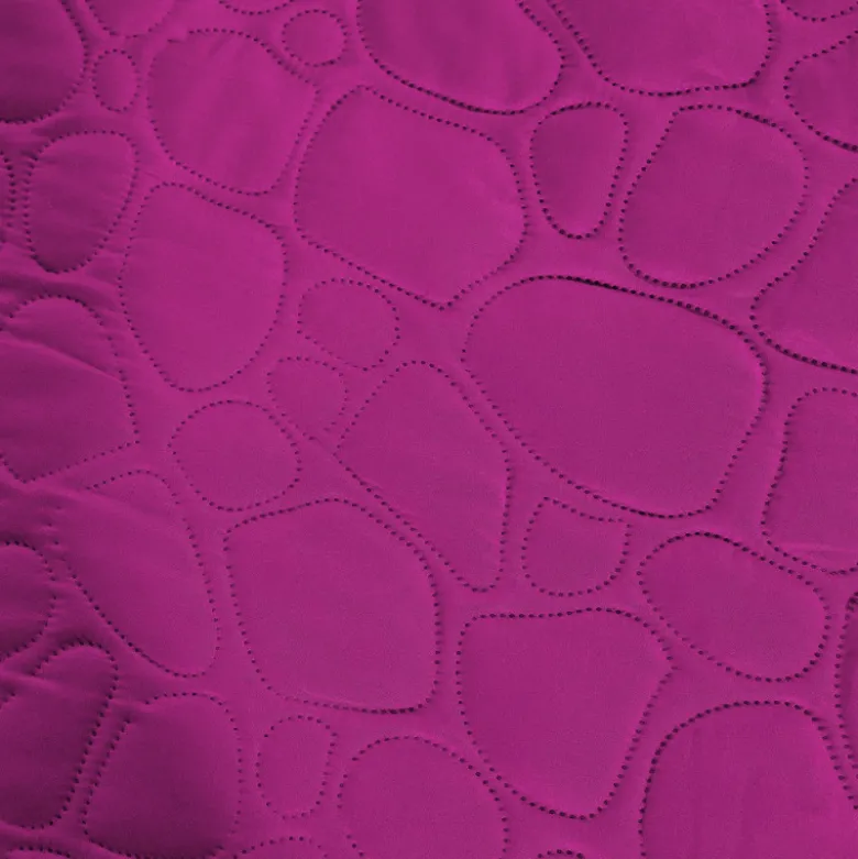 Narzuta na łóżko pikowana 170x210 cm Cotton World fuksja 2664