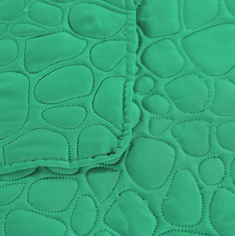Narzuta na łóżko pikowana 170x210 cm Cotton World jasno-zielona 2663