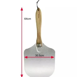 Łopatka do pizzy stalowa szufla duża taca 30.5 cm kwadratowa Kinghoff KH 7641