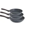 Patelnia Berlinger Haus BH 1214 x3 CERAMICZNA INDUKCJA GRANITOWA