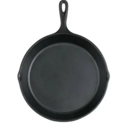 Patelnia żeliwna 25 cm GierekHoff Żeliwna Tradycja na indukcję gaz ognisko do steków ciężka głęboka GH 8001