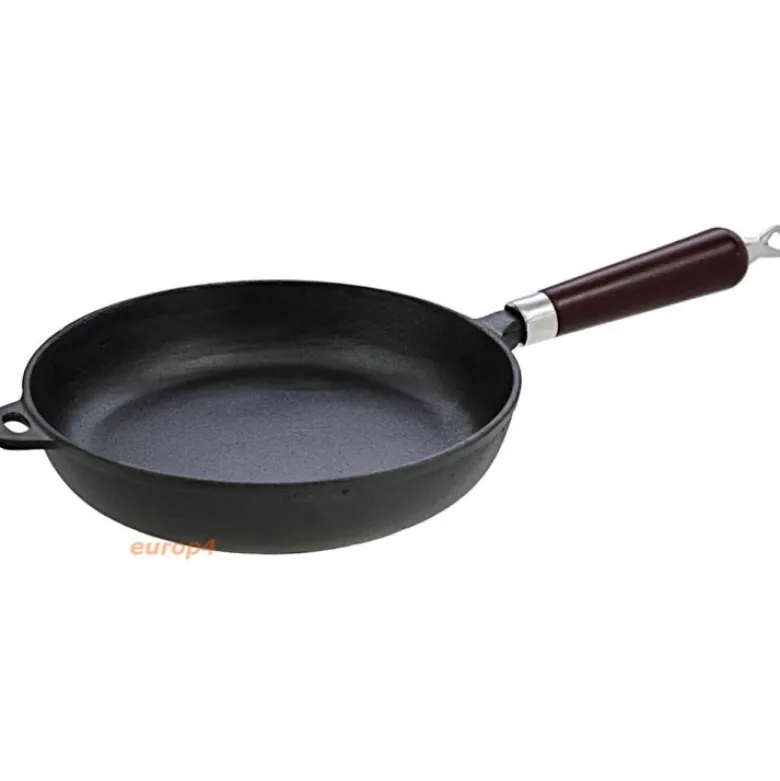 Patelnia żeliwna 24 cm Krisberg KR 2565 z pokrywką ciężka na indukcję
