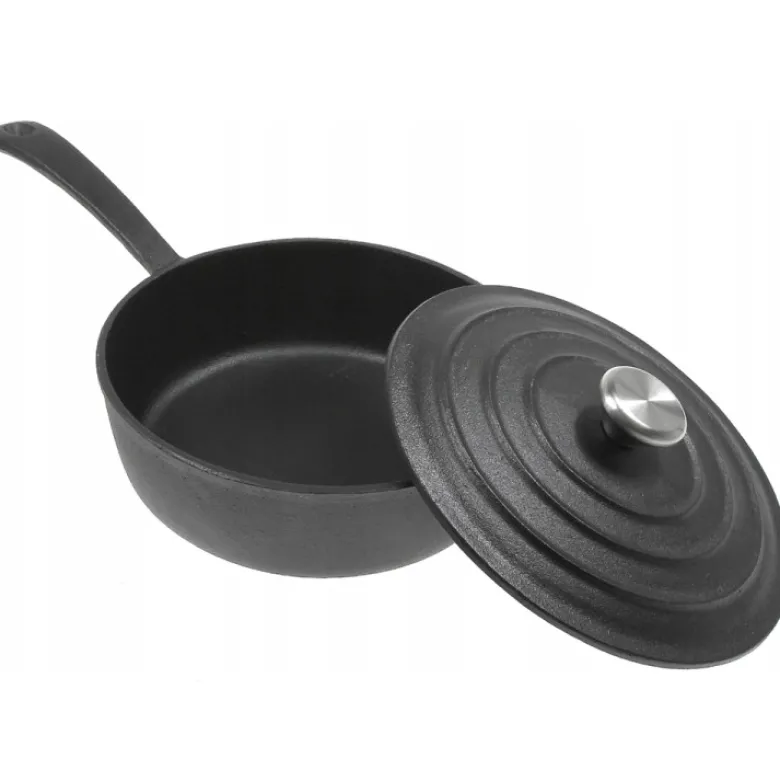 Patelnia żeliwna Krisberg KR 2571 ciężka 24 cm indukcja gaz