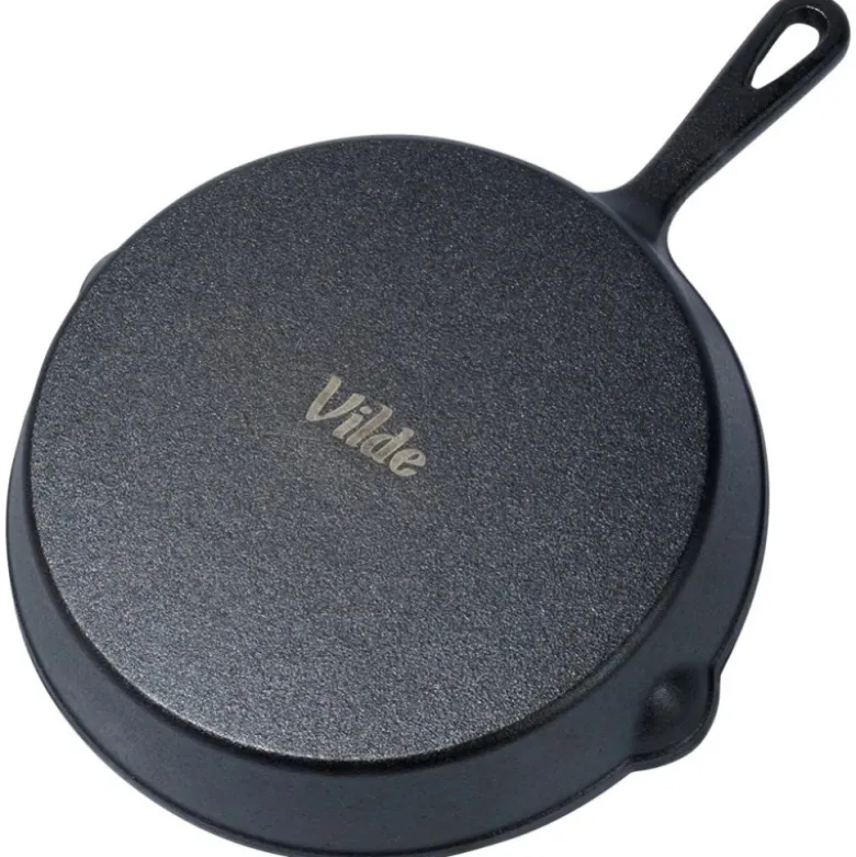 Patelnia żeliwna z silikonową nakładką CAST LINE 25 cm indukcje gaz ognisko Vilde