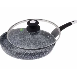 Patelnia granitowa 26 cm indukcja Zilner ZL 7124 ceramiczna