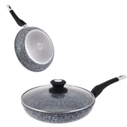 Patelnia granitowa 26 cm indukcja Zilner ZL 7124 ceramiczna