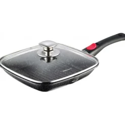 Patelnia granitowa grillowa Kinghoff KH 1510 24x24 kwadratowa