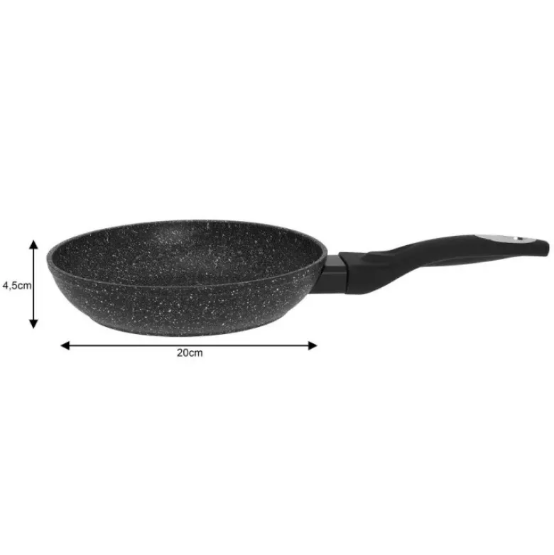 Patelnia na indukcję Klausberg KB 7033 - 24 cm Ceramiczna Granitowa