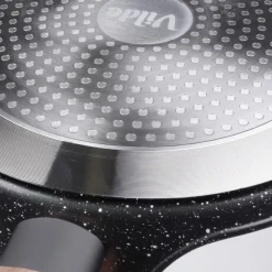 Patelnia płaska do naleśników 24 cm z nieprzywierającą powłoką granitową BLACK&WOOD Orion