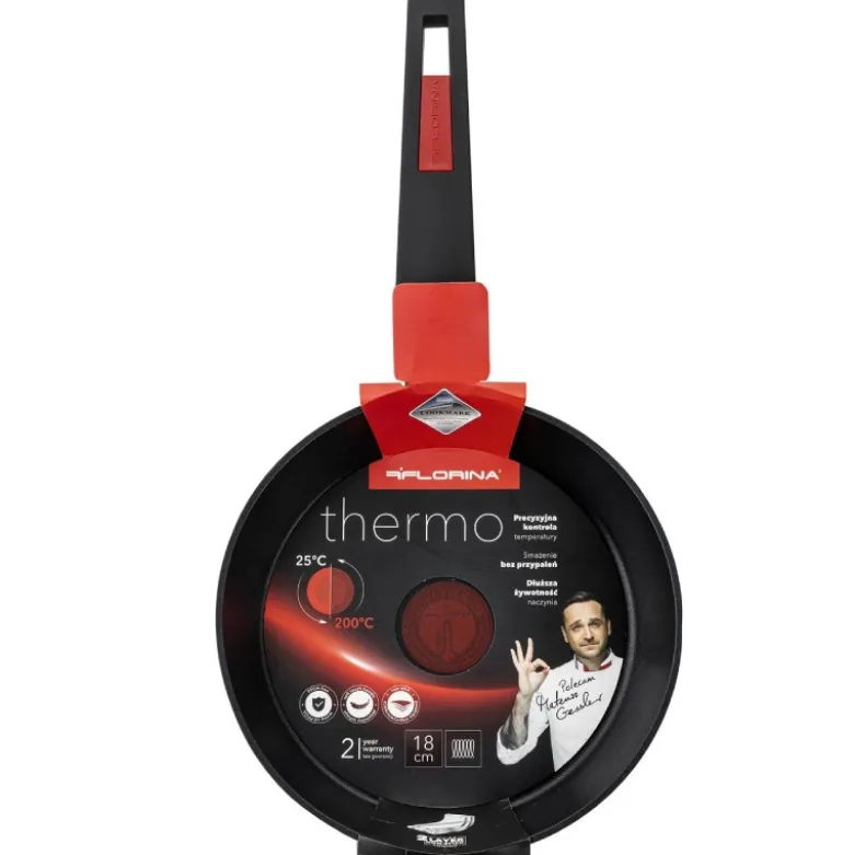 Patelnia z czujnikiem temperatury 18 cm Florina Thermo Sensor na indukcję