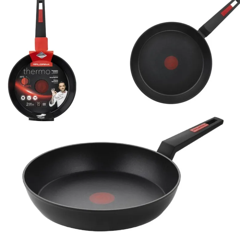 Patelnia z czujnikiem temperatury 20 cm Florina Thermo Sensor na indukcję