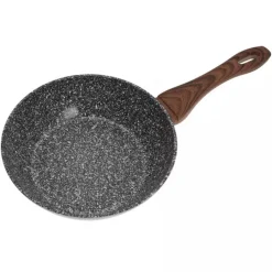Patelnia z pokrywką, aluminium, szary marmurek, średnica 24 cm Kinghoff KH-1583