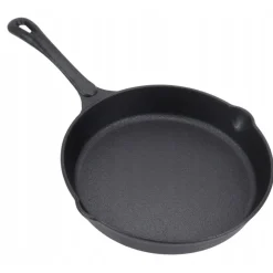 Patelnie żeliwne 20/25/30cm zestaw 3 sztuk ciężkie głębokie Krisberg KR 2711 indukcja gaz