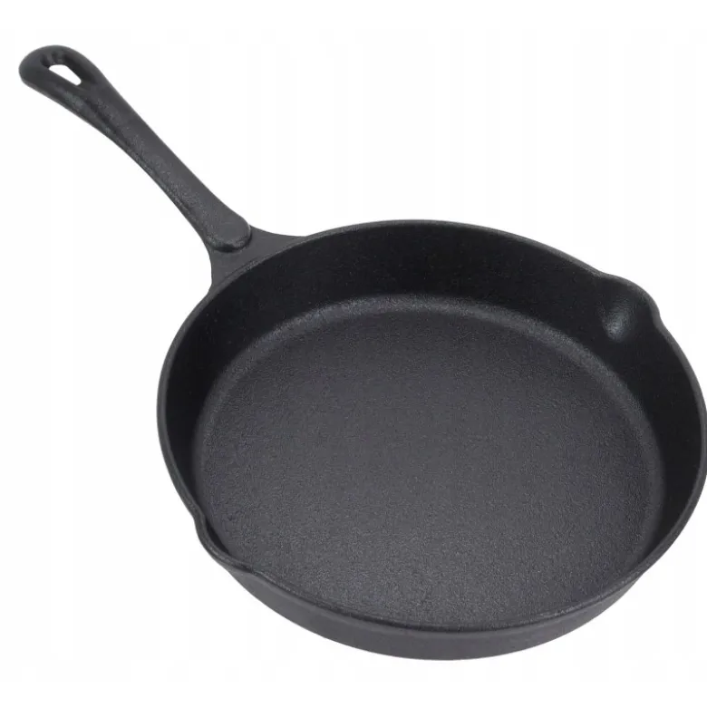 Patelnie żeliwne 20/25/30cm zestaw 3 sztuk ciężkie głębokie Krisberg KR 2711 indukcja gaz