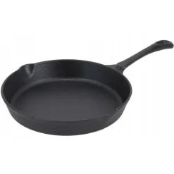 Patelnie żeliwne 20/25/30cm zestaw 3 sztuk ciężkie głębokie Krisberg KR 2711 indukcja gaz