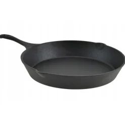Patelnie żeliwne 20/25/30cm zestaw 3 sztuk ciężkie głębokie Krisberg KR 2711 indukcja gaz