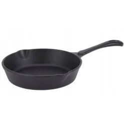 Patelnie żeliwne 20/25/30cm zestaw 3 sztuk ciężkie głębokie Krisberg KR 2711 indukcja gaz